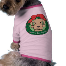 Bedlington Terrier Christmas Pet Tee Shirt