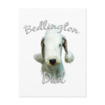Bedlington Terrier Dad 2 Postcards