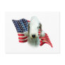 Bedlington Terrier Flag Post Card