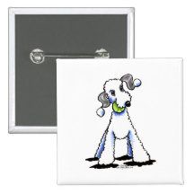 Bedlington Terrier Let's Play Pins