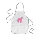 Bedlington Terrier (pink) Apron