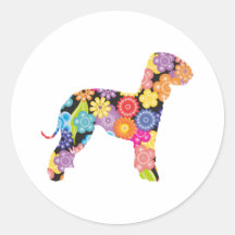 Bedlington Terrier Stickers