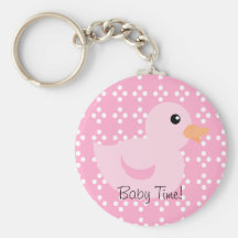 Bedotted Duck in Pink Key Chain