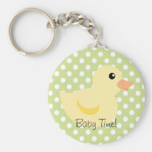 Bedotted Duck in Yellow Key Chains