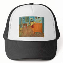Bedroom in Arles by Vincent Van Gogh Trucker Hat