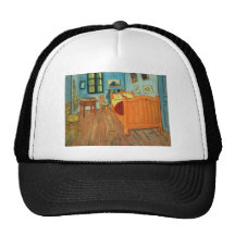 Bedroom in Arles by Vincent Van Gogh Trucker Hat