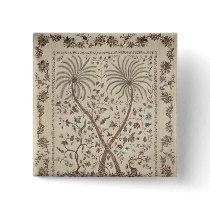 Bedspread with Palm Tree Motifs Buttons
