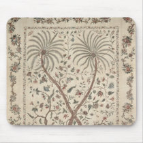 Bedspread with Palm Tree Motifs Mouse Pad