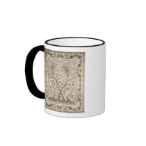 Bedspread with Palm Tree Motifs Mugs