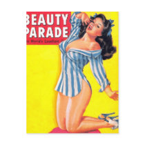 Bedtime Pinup Post Card