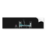 Bedtime X-Ray Skeleton Original bumper stickers