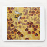 Bee#101-18x18sc Mouse Pad