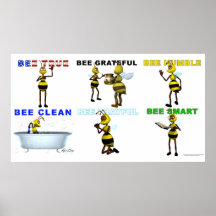 Bee A Good Bee Print