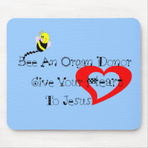Bee A Organ Donor Mouse Mat