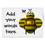 BEE AND BABY BUTTERFLY