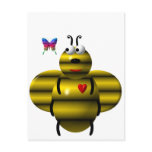 BEE AND BABY BUTTERFLY