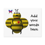 BEE AND BABY BUTTERFLY