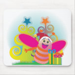 Bee and Christmas Trees Mousepads