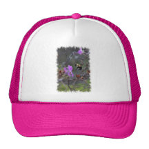Bee and Wildflower Mesh Hats