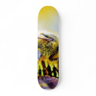 Bee At The Del Mar Fairgrounds Skate Board Deck by lifesphere