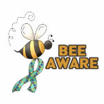 Bee Aware Autism Awareness Photo Sculptures