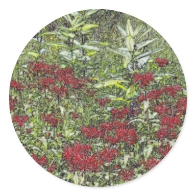 Bee Balm and Milkweed 1 Bookmark by MyBookmarks