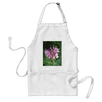 Bee Balm Flower Apron by PerennialGardens