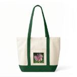 Bee Balm Flower Canvas Tote Bag