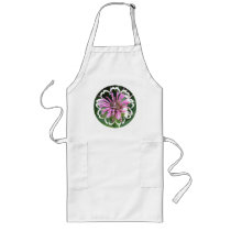Bee Balm Flowers Apron