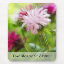 Bee Balm (Monarda) Flowers - Abstract Mouse Mat