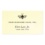 Bee [black] business card template