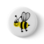 Bee Pinback Buttons