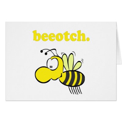 Bee Card by queen_vintage