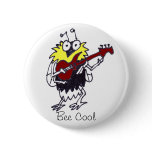Bee Cool button badge