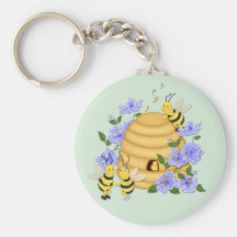 Bee Dance Key Chain