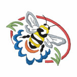 Bee embroidered shirts