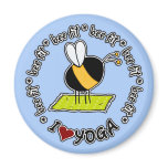 bee fit - yoga magnet