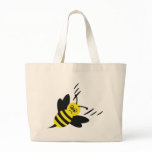 bee flight marks icon tote bag