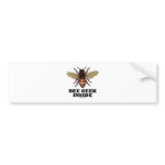 Bee Geek Inside Bumper Sticker