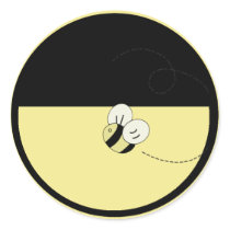 Bee Happy Bumble Bee Envelope Seal Stickers