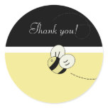 BEE HAPPY Bumble Bee Favour Stickers