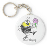 Bee Happy keychain