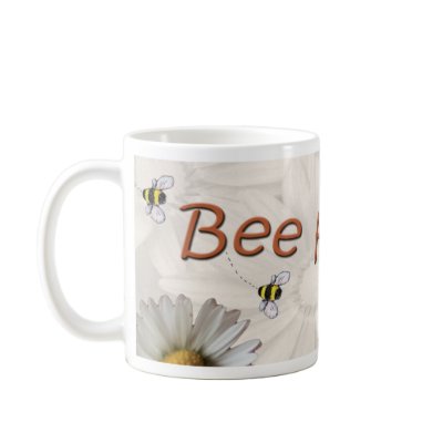 "Bee Happy" Mug by ShinScape