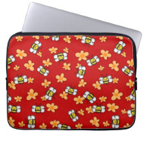 Bee Happy Sleeve laptop sleeves