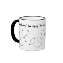 bee happy trail mug