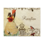 Bee Happy Vintage - Reception Invitation