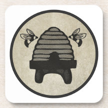 Bee Hive Beverage Coasters