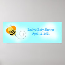 Bee Hop Bumble Bee Customisable Birthday Banner