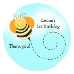BEE HOP ROUND Bumblebee Favour Stickers