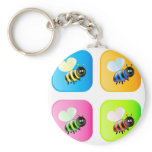 Bee Icons Keychains